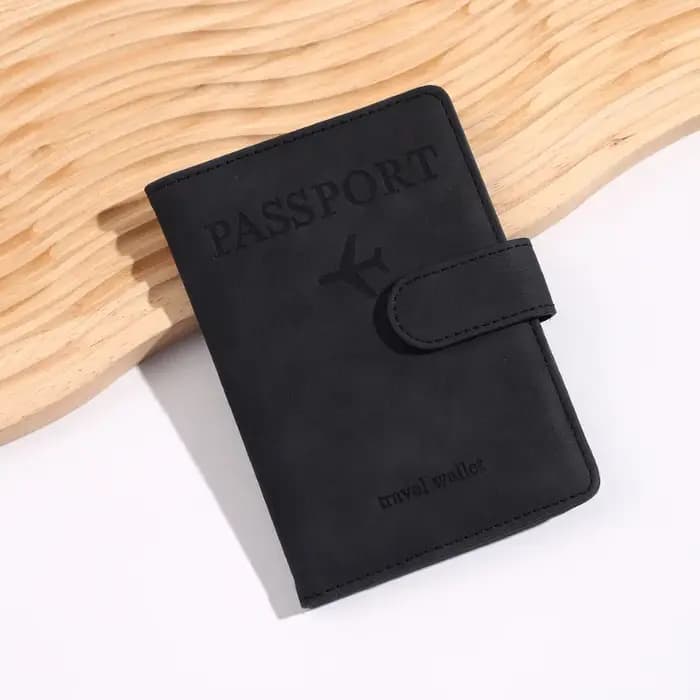 Porte-documents d'affaires Rfid pour le voyage, porte-passeport personnalisé, portefeuille pour cart