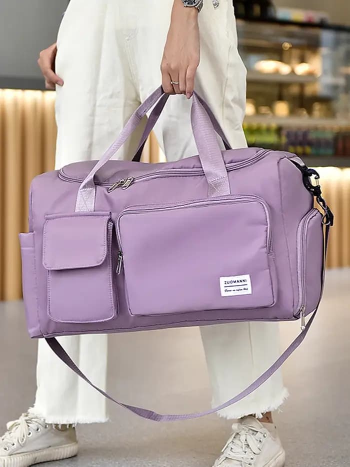 UNIXINU Sac de voyage à main de grande capacité pour week-end Sacs de sport de nuit avec compartiment à chaussures
