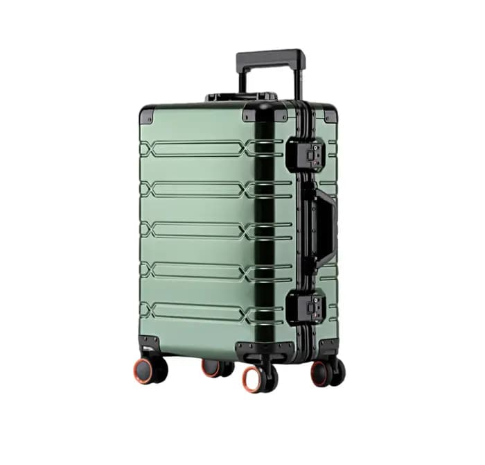 Ensemble de bagages durables de grande capacité, valise en aluminium pour femmes et filles, bagage à