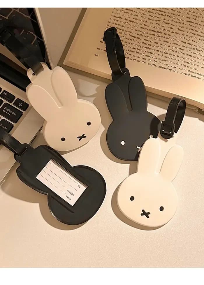 Nouvelle Étiquette de Bagage Mignonne Miffy Lapin Anime pour Valise