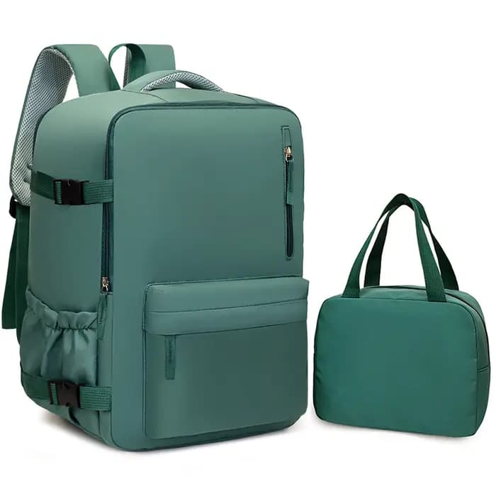 Lot de 2 pièces 40×30×20cm 180 ° Ensemble de sacs à dos à ouverture complète