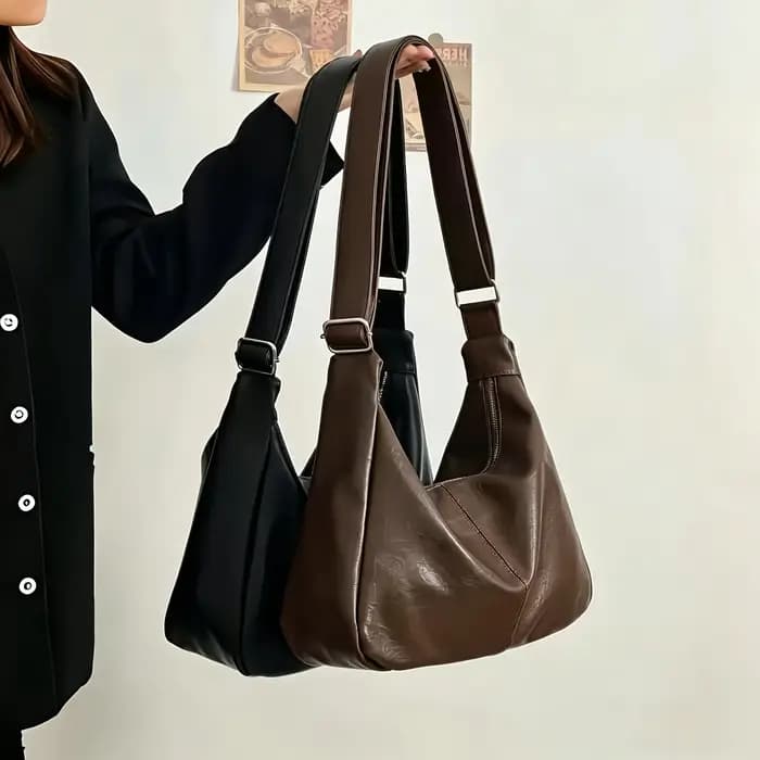 Sac bandoulière marron café