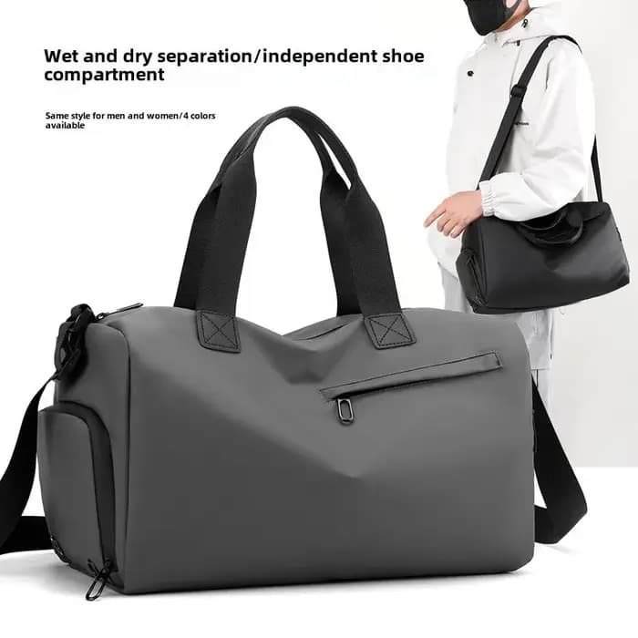 Sacs de sport de voyage avec séparation sec/humide, sac à bandoulière, sac à dos de yoga et fitness, sacs de voyage pour hommes et femmes, sac à main de sport étanche