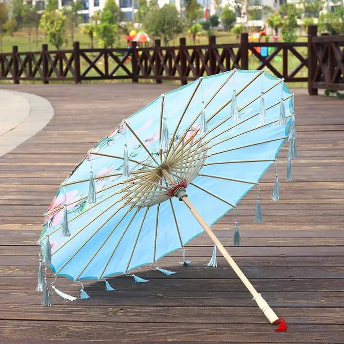 Parapluie en tissu de soie 82CM