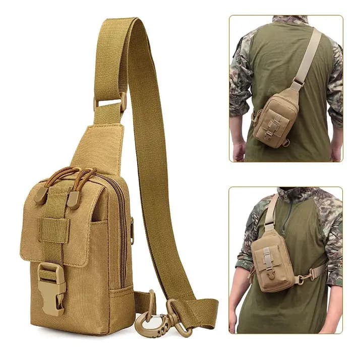 Petit sac de poitrine de Camouflage antivol pour l'extérieur