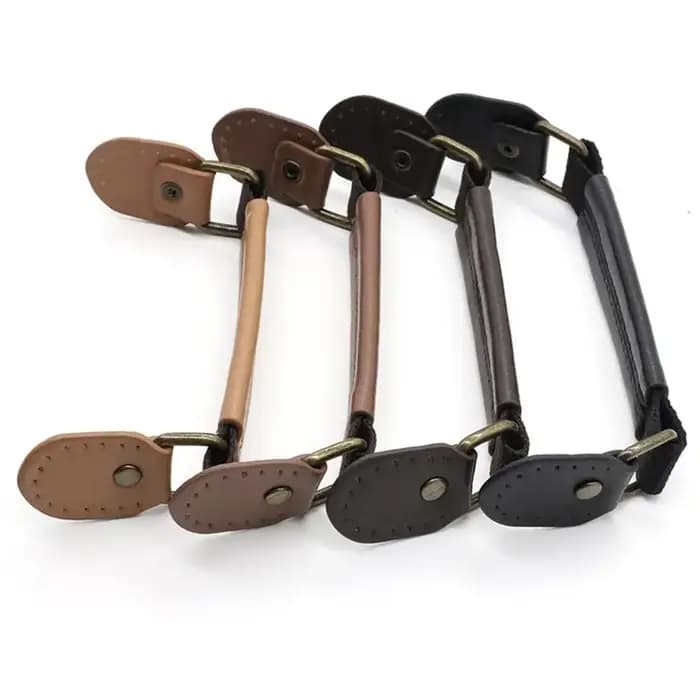 Poignée de valise à bagages en cuir PU, 23.5cm, sangle de traction, poignée de valise de remplacement, sacs à la mode, accessoires de pièces
