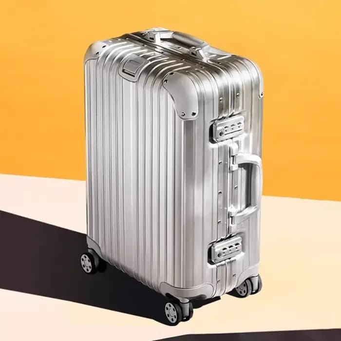 Valise à cadre en aluminium 29 pouces TSA boîtier de chariot à serrure douanière roue universelle 20 "26" boîte