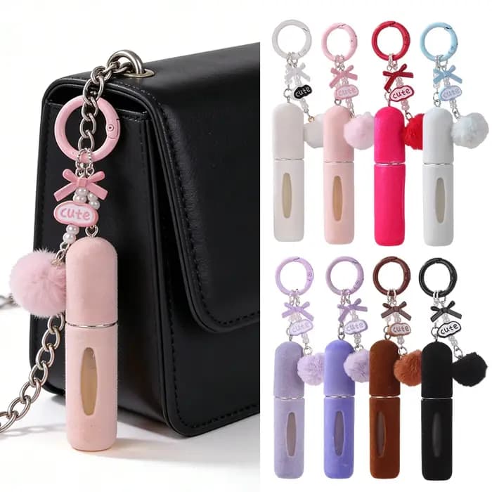 Pochette à parfum en peluche portable