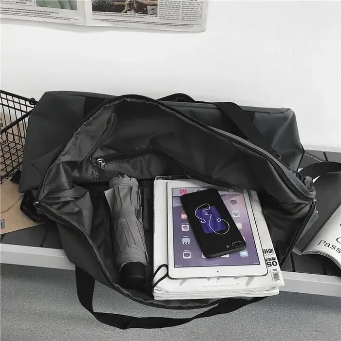 Sac de voyage personnalisé avec logo imprimé pour couples, sac à bandoulière de grande capacité, sac à bagages, sac de sport et de fitness
