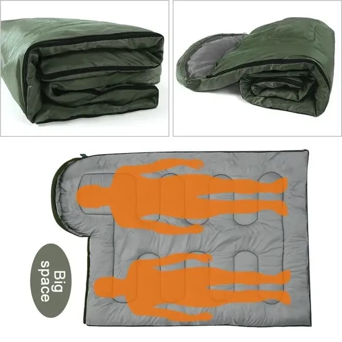 Sac de couchage enveloppant imperméable 4 saisons ultraléger - avec sac de compression