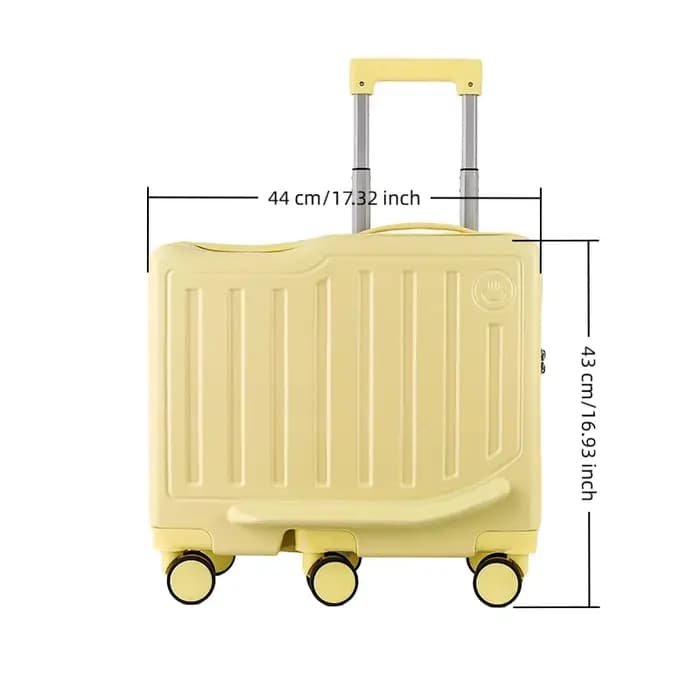 Valise à roulettes 20 pouces avec serrure à code