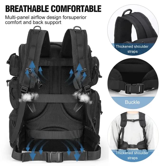 Sac de voyage pour homme avec système modulaire de grande capacité