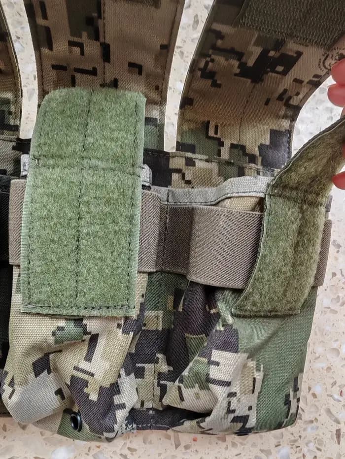 6094 Sac à magazines triple de grande capacité pour gilet