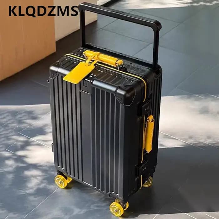 KLQDZMS bagages 20 "24" 26 "28" 30 pouces grande capacité boîtier de chariot femmes ABS + PC boîte d'embarquement valise à roulettes universelle pour hommes