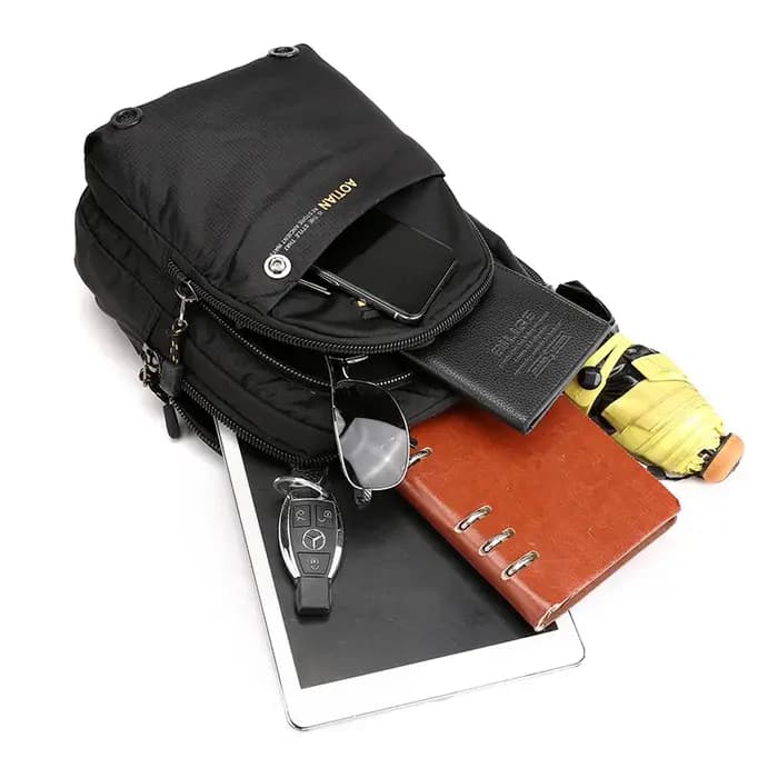 ChimMen-Sac à dos multifonctionnel en nylon imperméable pour hommes