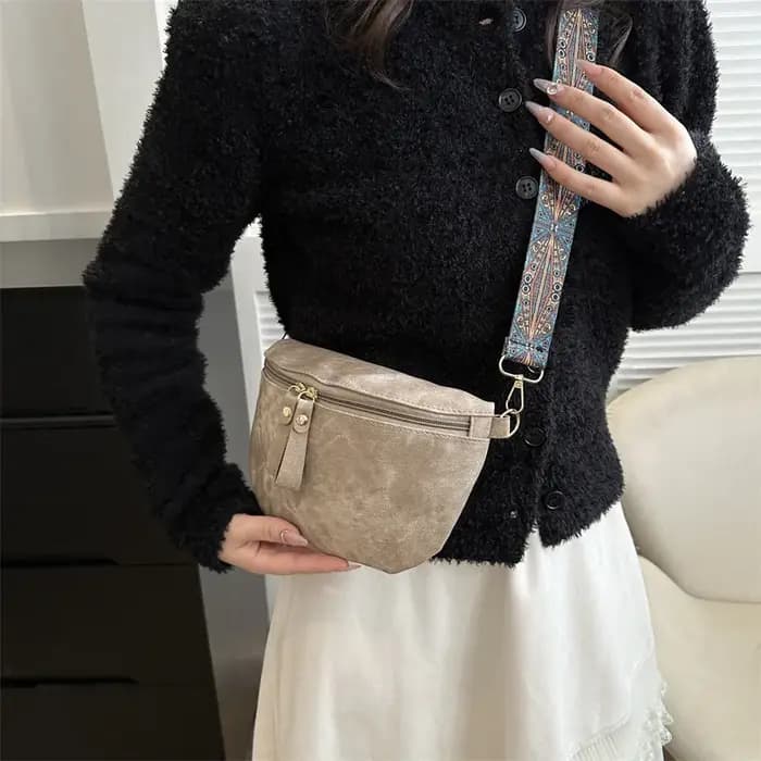 Hobo – sacoche de couleur unie pour femmes