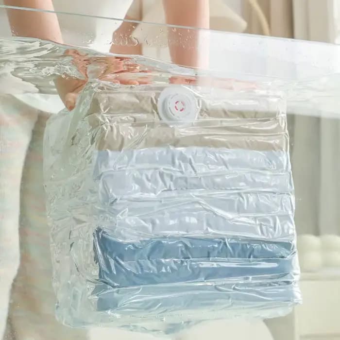 Aucune pompe requise sac de Compression sous vide pour ranger les vêtements grands sacs de rangement