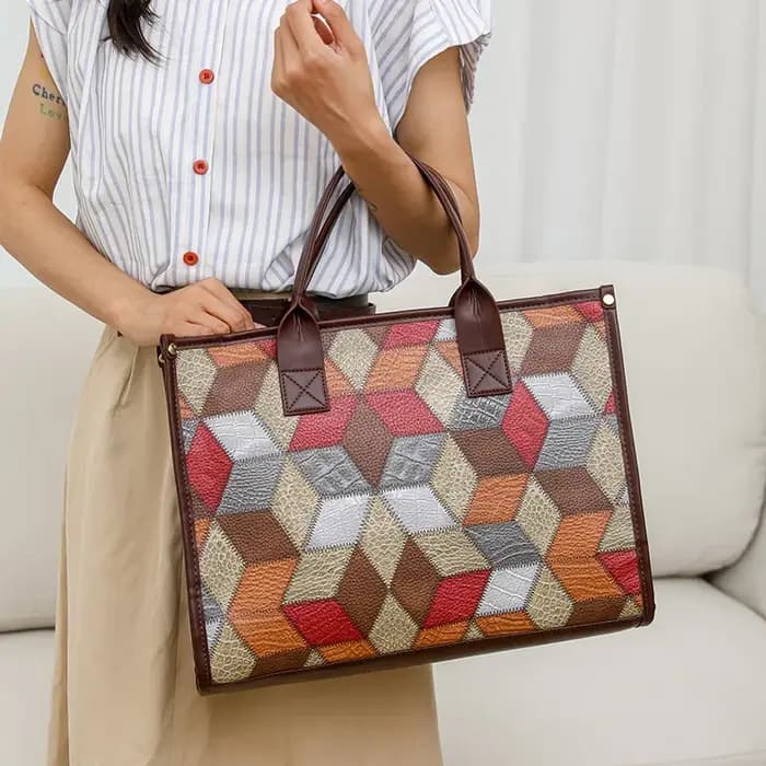 Sacs à Main de Grande Capacité en Cuir Souple pour Femme