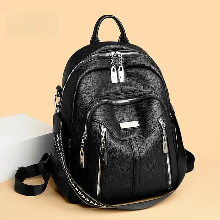 Sac à dos de voyage en cuir tendance pour femme