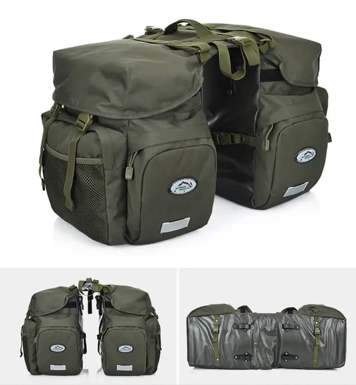 Sac de vélo multifonction étanche double face