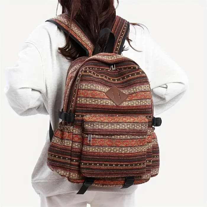 Vintage nouveaux sacs à dos Patch grande capacité femmes Style ethnique voyage sac à dos broderie sac à dos