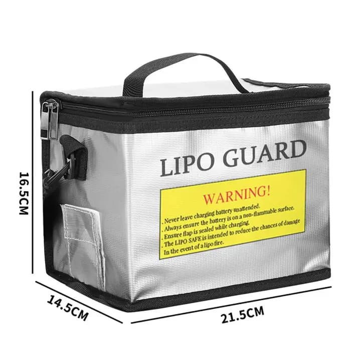 Sac de sécurité pour batterie Lipo 215x145x165mm