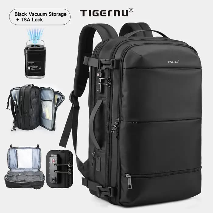 Sac à dos de compression sous vide Tigernu pour hommes