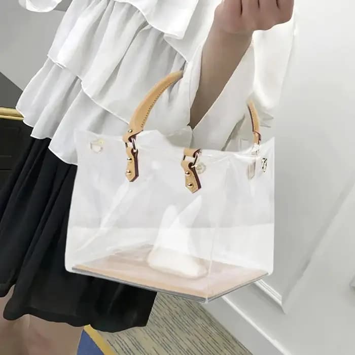 Sac de Rangement Transparent Fait à la Main