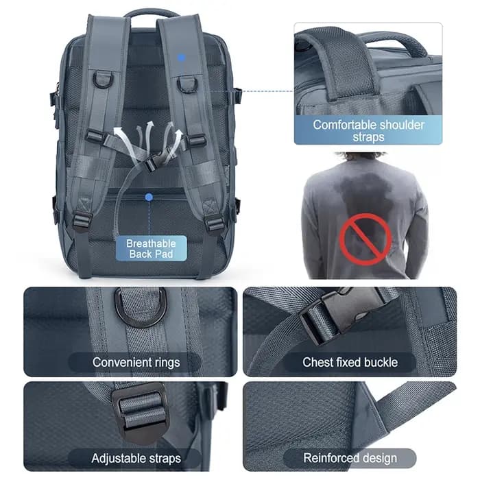 Sac à dos de voyage Extra Large pour hommes et femmes
