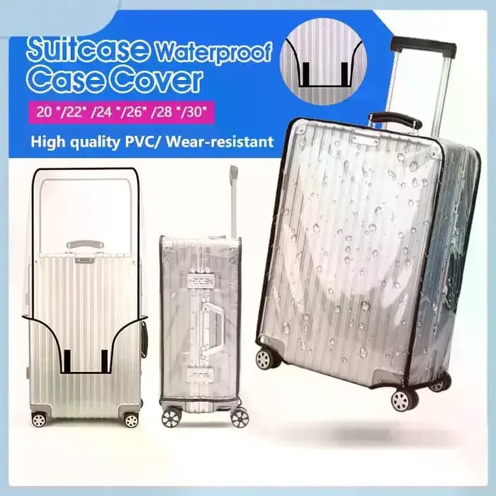 Housse de protection transparente pour bagages de voyage