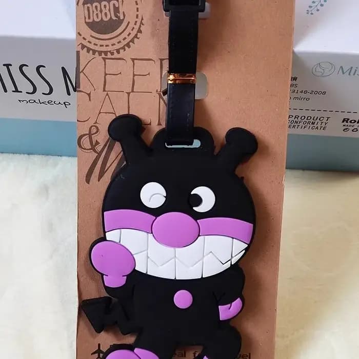 Étiquette de bagage Anpanman style dessin animé mignon