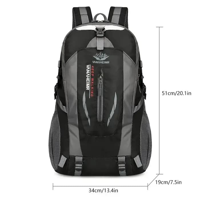 Sac de randonnée étanche extérieur, grande capacité, 40L