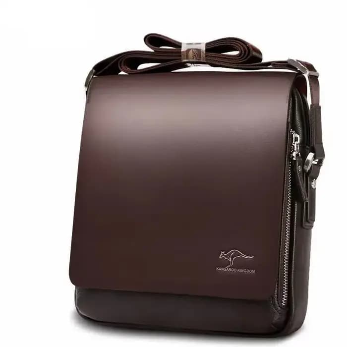 Nouvelle marque de luxe hommes sac à bandoulière en cuir classique