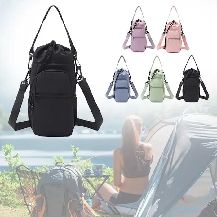 Sac à bandoulière isolé pour porte-bouteille d'eau