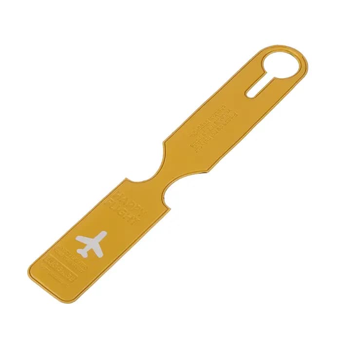 Étiquettes de bagage mignonnes en PVC pour valise, avec identification de nom et adresse, accessoire