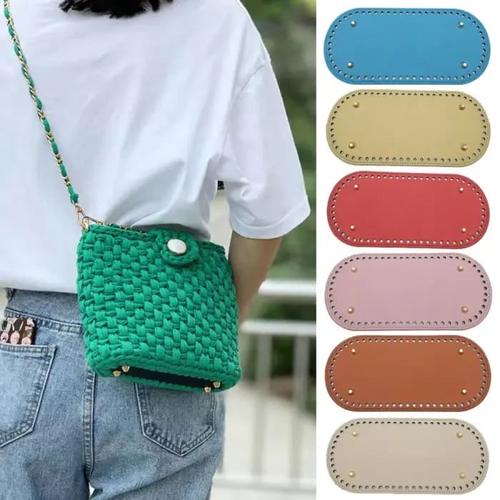 Fond de sac ovale 25x12cm pour sac tricoté