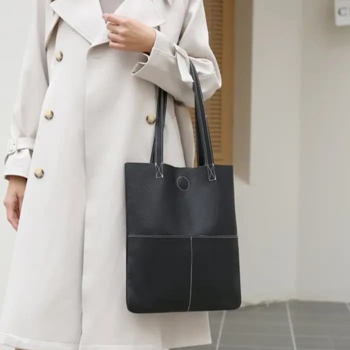 Sac à bandoulière de grande capacité en matériau souple solide