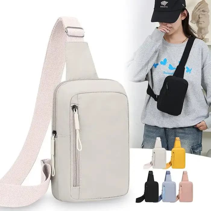 Sacs à bandoulière en nylon avec compartiments fonctionnels
