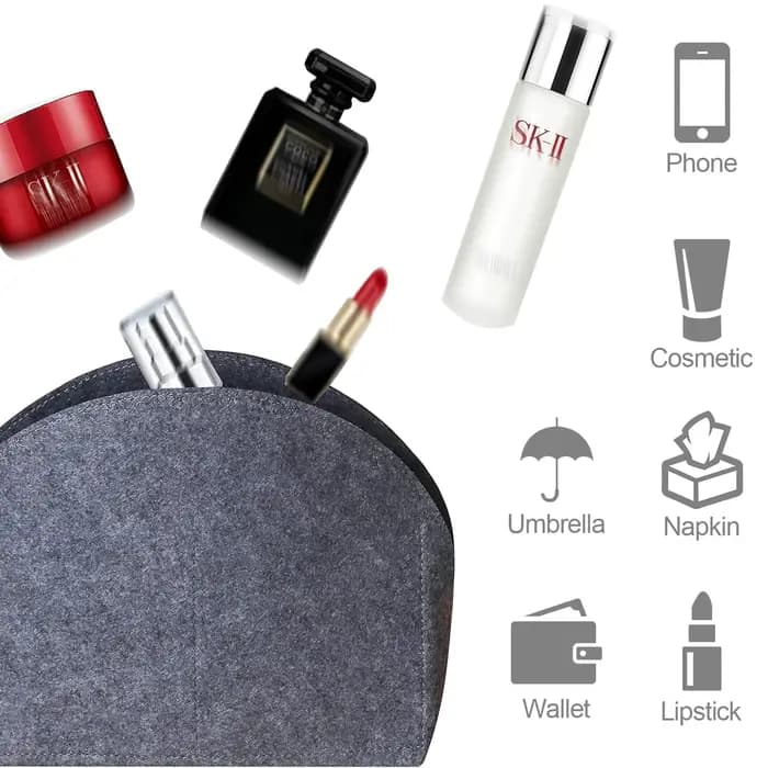Insert de sac à main en feutre pour Alma PM BB