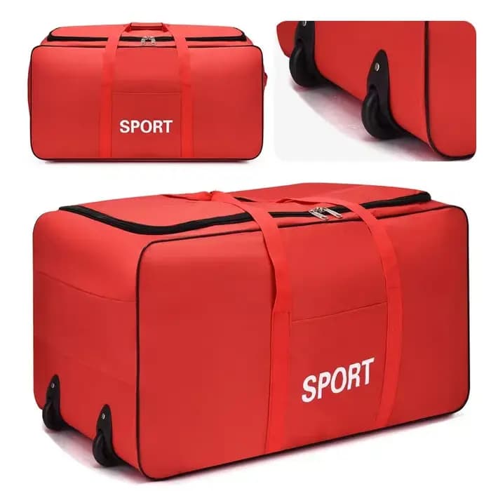 Sacs à roulettes pliables avec roulettes, sac de rangement pour bagages, bagage à main de grande cap