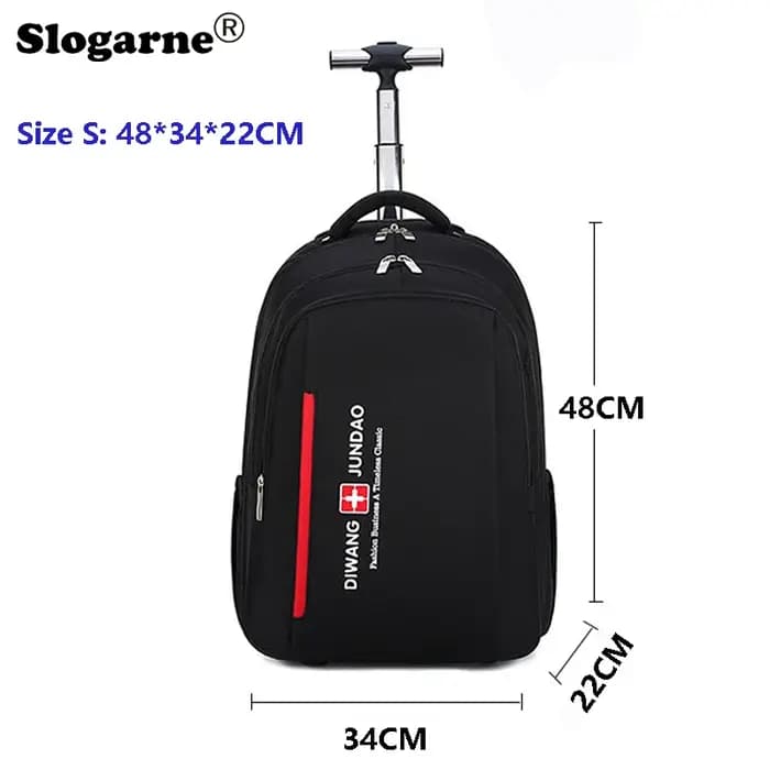 Sac à dos à roulettes pour hommes