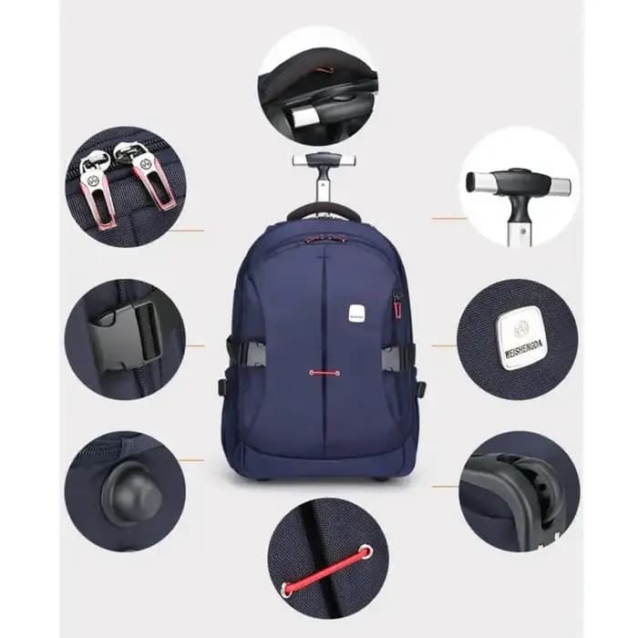 Sac à dos à roulettes, sac de voyage pour banlieue