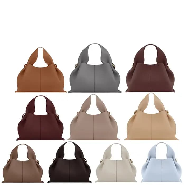 Sacs à boulettes en cuir de luxe pour femmes