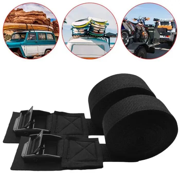 Sangle de came de tension T1 pour toit de voiture, sangle droite vers le bas, sac à bagages, dégagem