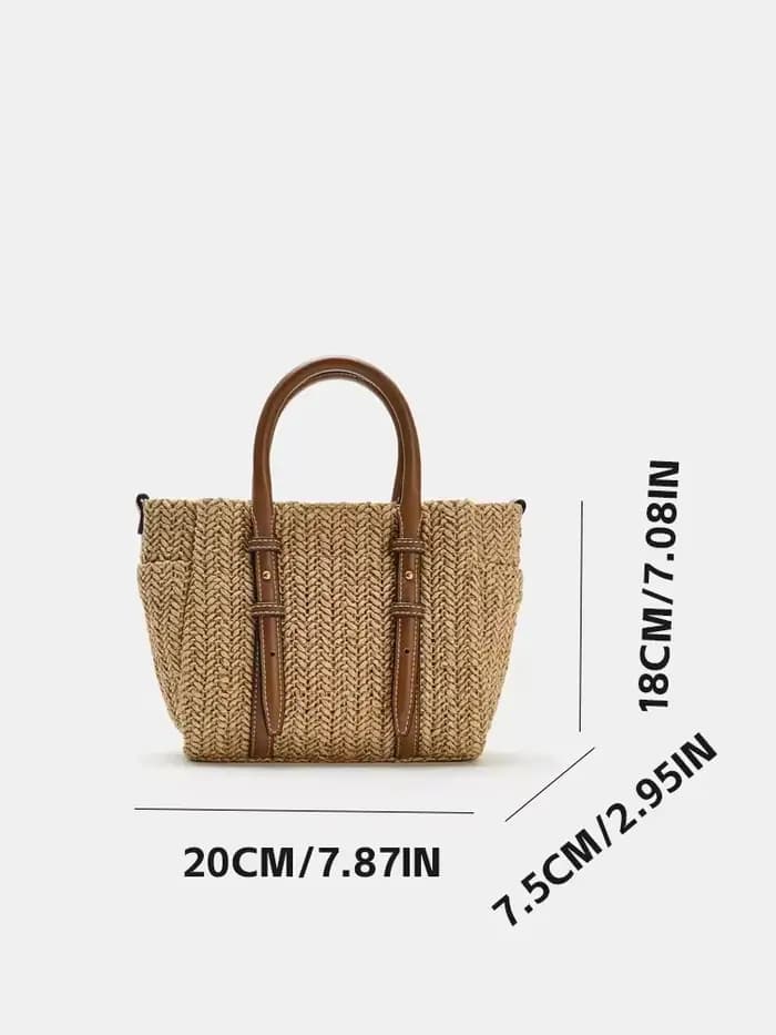 Nouveau Sac à Main Tressé en Herbe pour l'Été 2026 – Mini Sac Bandoulière Polyvalent Tendance pour le Shopping