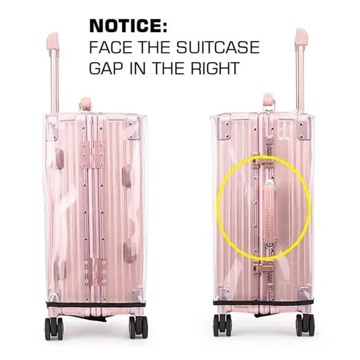 Protecteur de couverture de valise en PVC de 18 à 30 pouces