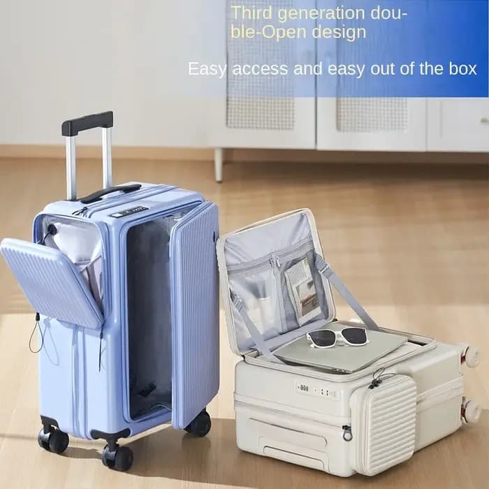 Nouvelle valise de voyage à double ouverture 20 pouces