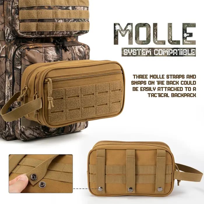 Trousse de Toilette Tactique pour Hommes/Femmes
