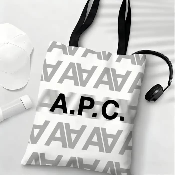 Sacs de rangement grande capacité en toile de la marque de mode A-A P C pour étudiantes, pour transp