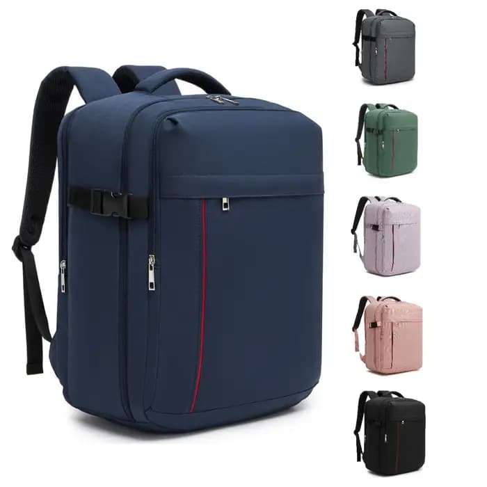 Sac à dos de voyage KONO pour Ryanair & Eurowings (40x30x20 cm, 24L) - Ultra-léger avec port de char